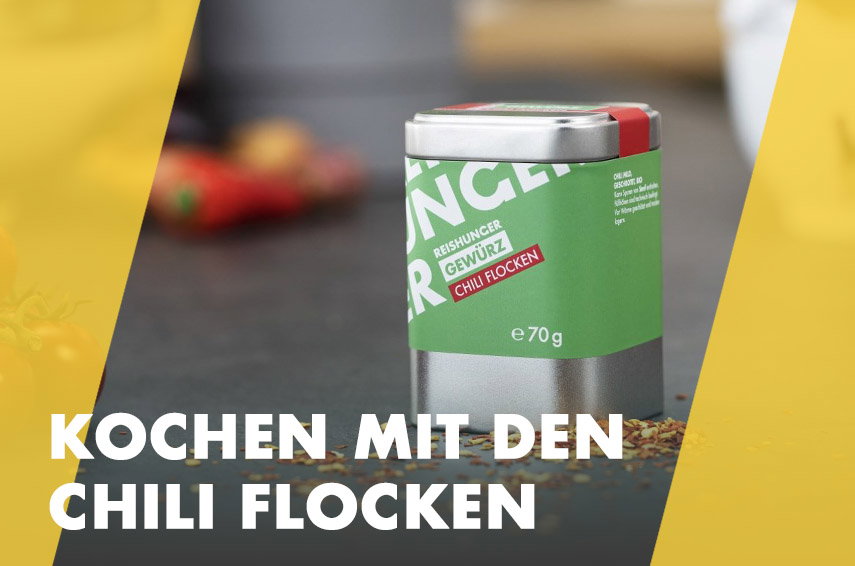 Kochen mit den Chili Flocken